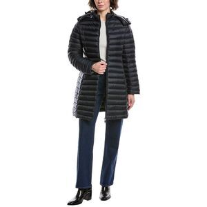 Moncler Womens Igelong Coat, Blue